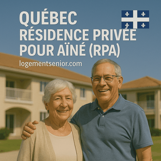 QUÉBEC RÉSIDENCE PRIVÉE POUR AINÉS (RPA)